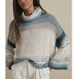 Anthropologie Courtney Ombre Cowl‎ Neck Sweater  sz S Oversized  Cozy Comfy